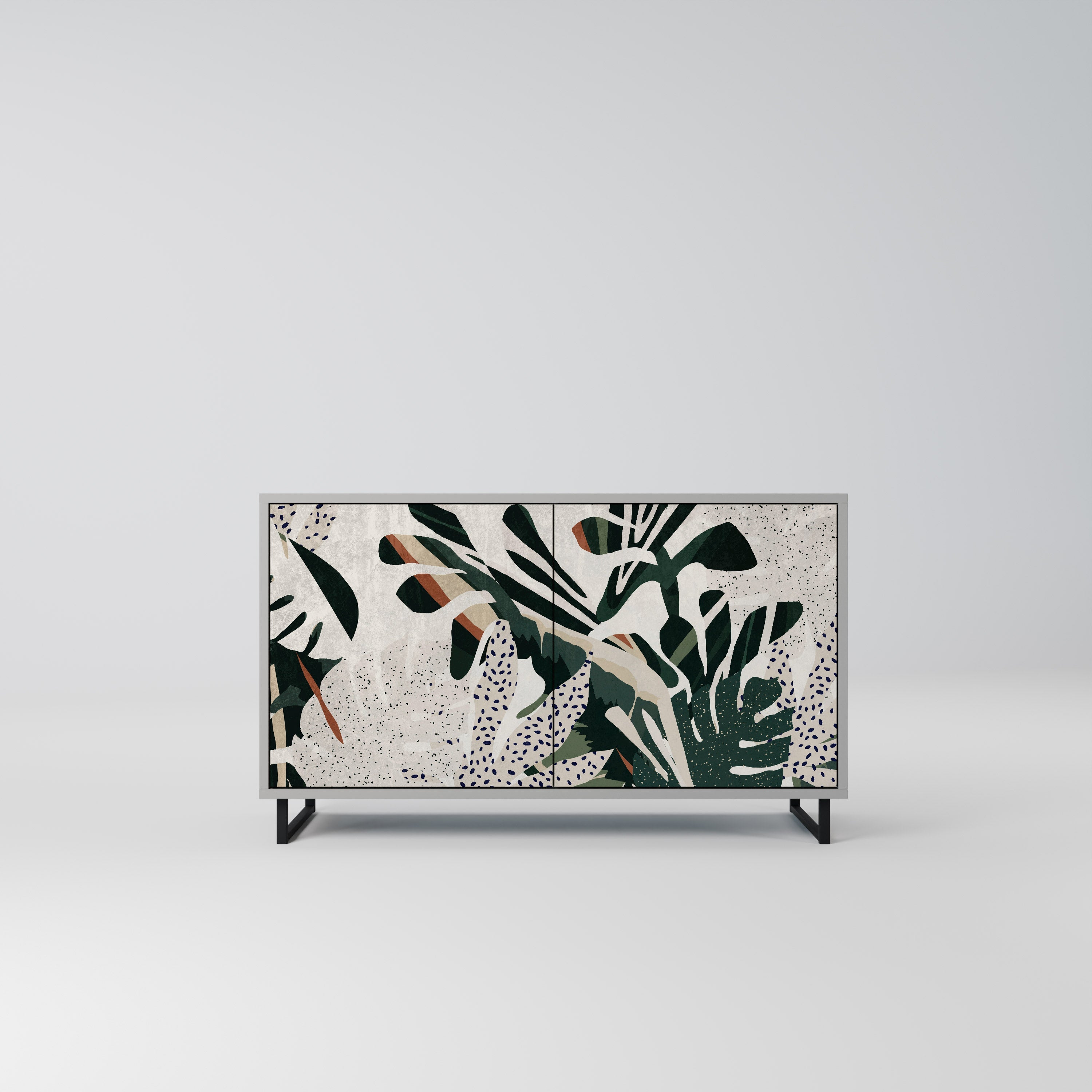 VERDURE FORMATION Sideboard mit 2 Türen in Grau