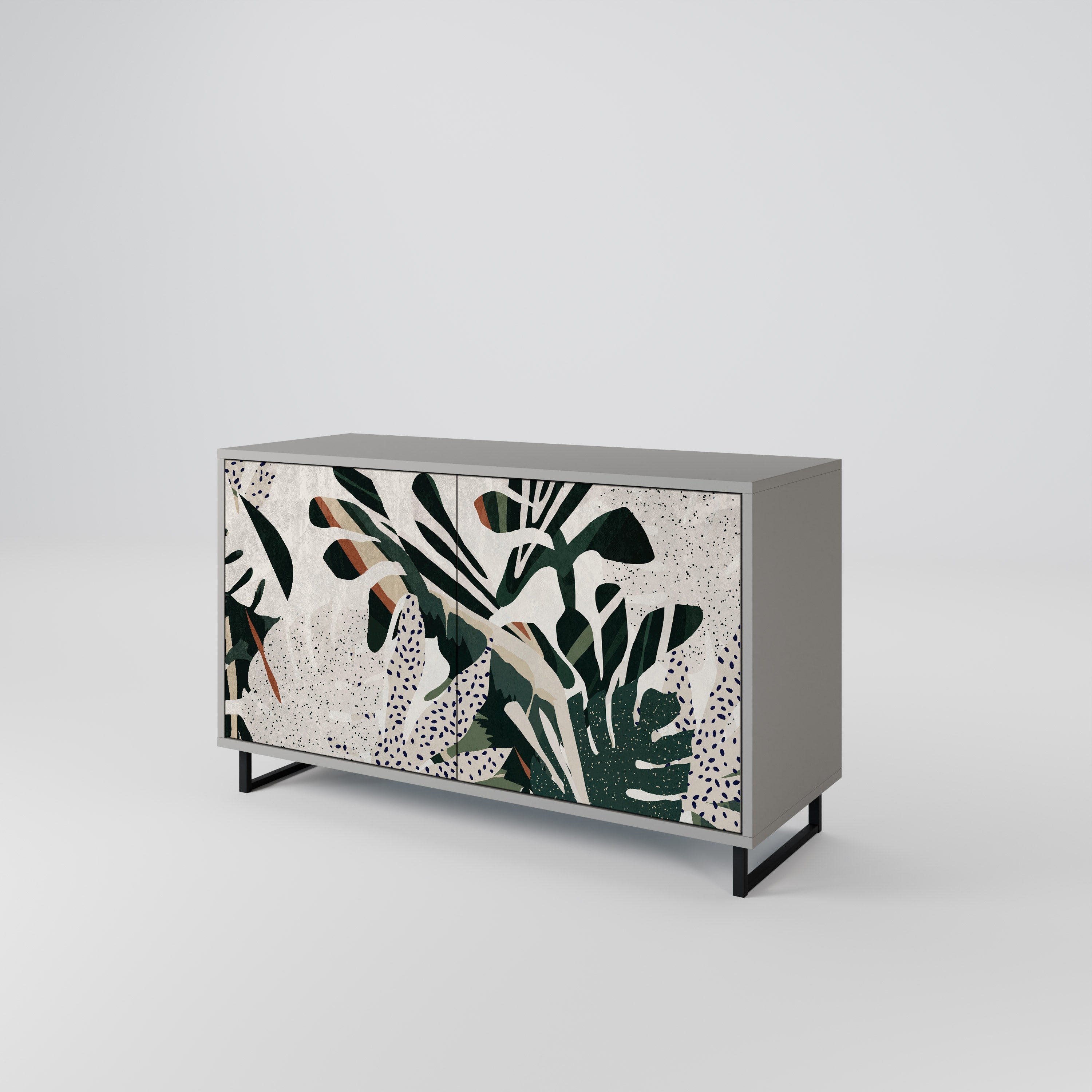 VERDURE FORMATION Sideboard mit 2 Türen in Grau