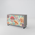 FUNGUS FANTASY 2-Door Sideboard in Grey Finish