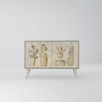 SAND SCULPTURES 2-Door Sideboard in Grey Finish
