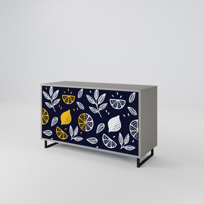 CITRUS BLACK AND WHITE 2-türiges Sideboard