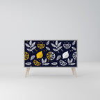 CITRUS BLACK AND WHITE Sideboard mit 2 Türen in Grau