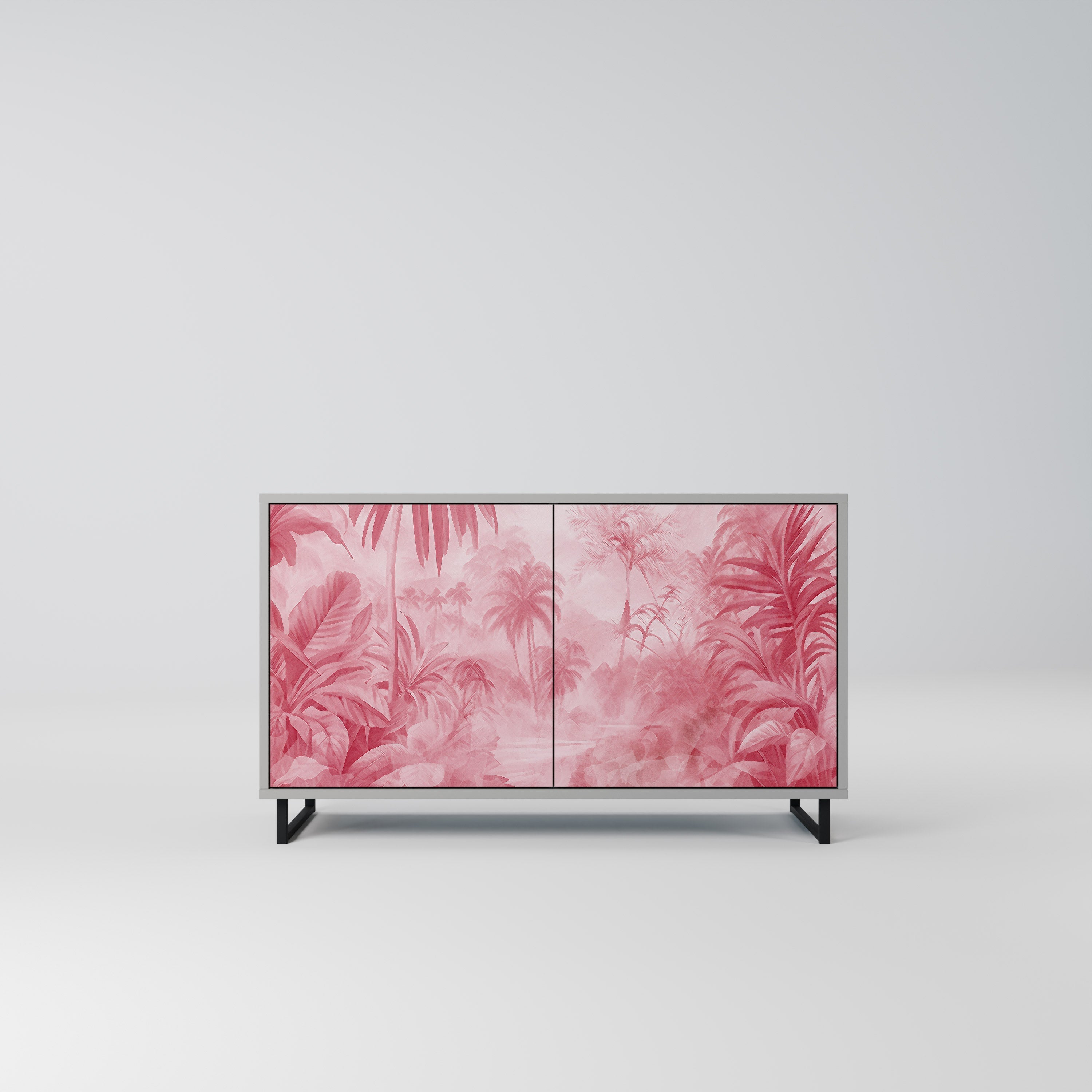 SWEET TROPICS Sideboard mit 2 Türen in Grau