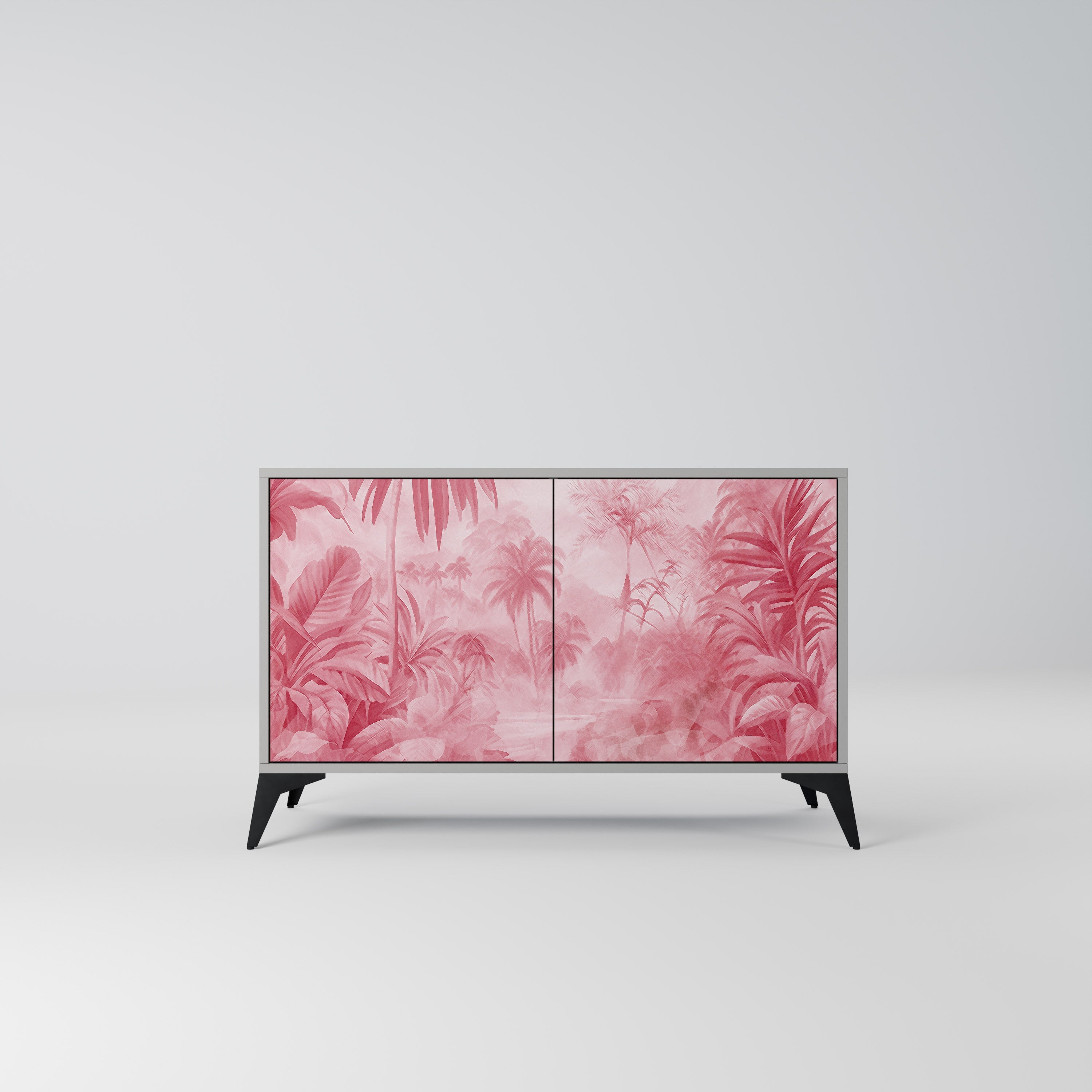 SWEET TROPICS Sideboard mit 2 Türen in Grau