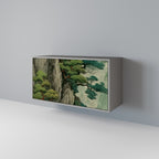 VERDURE ABYSS Sideboard mit 2 Türen in Grau