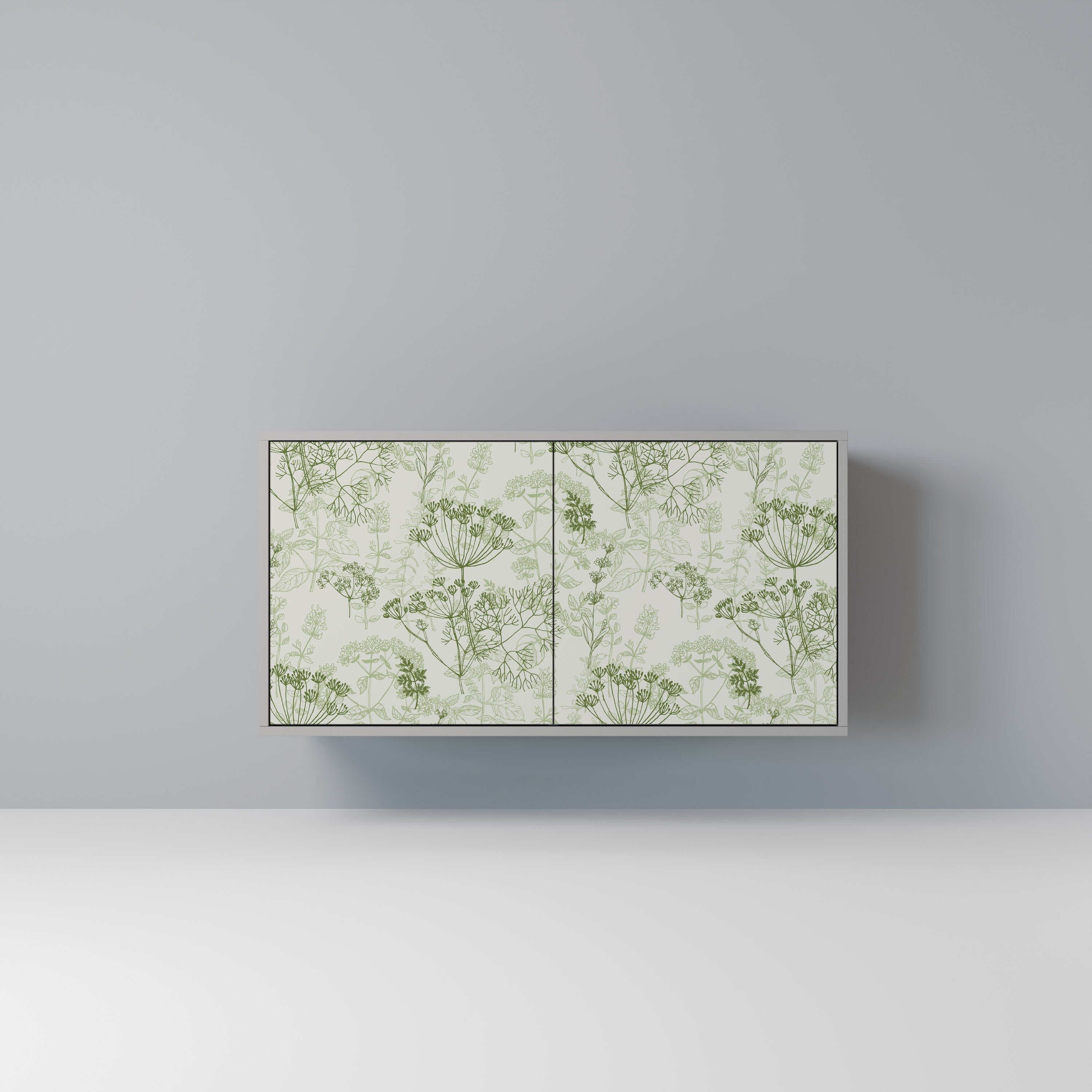 FENNEL BALDACHIN Sideboard mit 2 Türen in Grau