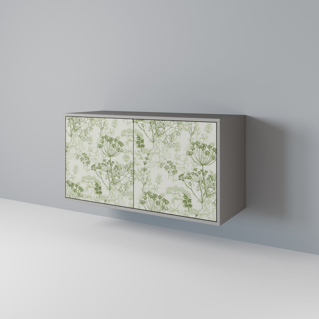 FENNEL BALDACHIN 2-Door Sideboard in Grey Finish