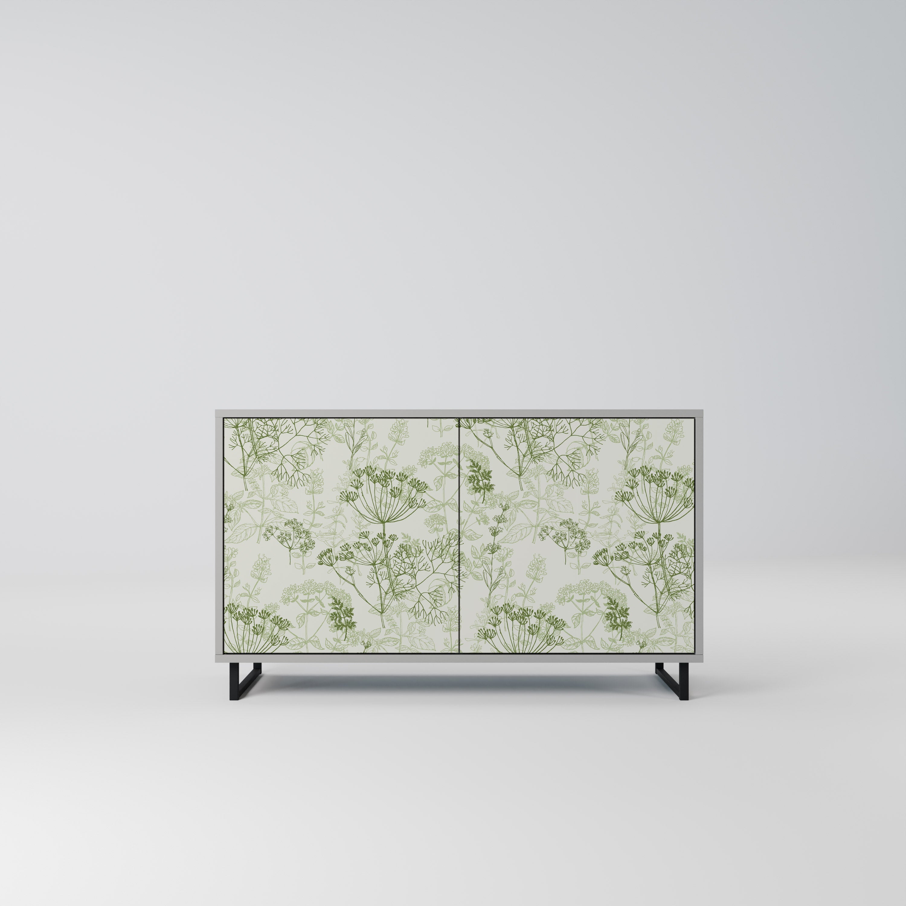 FENNEL BALDACHIN Sideboard mit 2 Türen in Grau