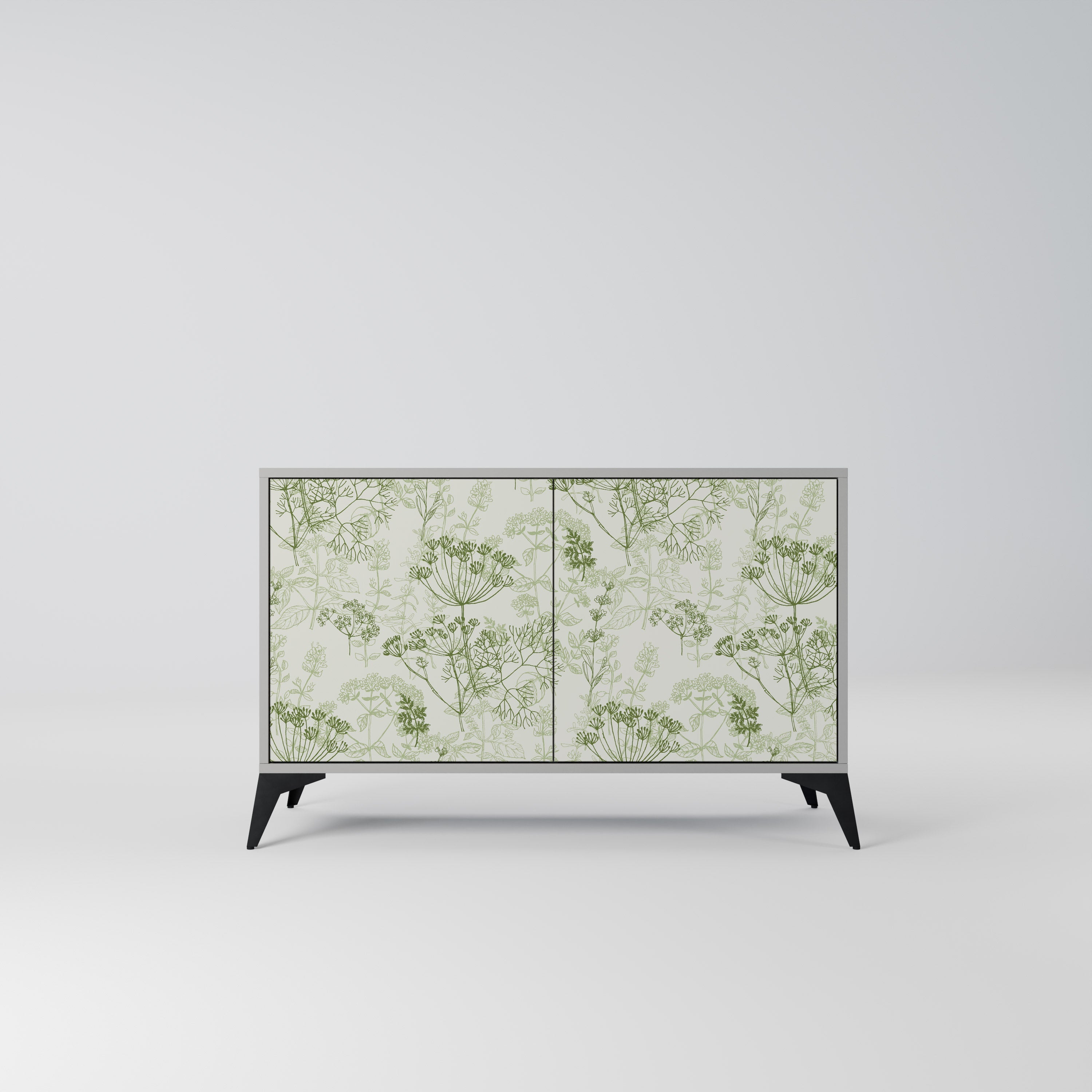 FENNEL BALDACHIN Sideboard mit 2 Türen in Grau