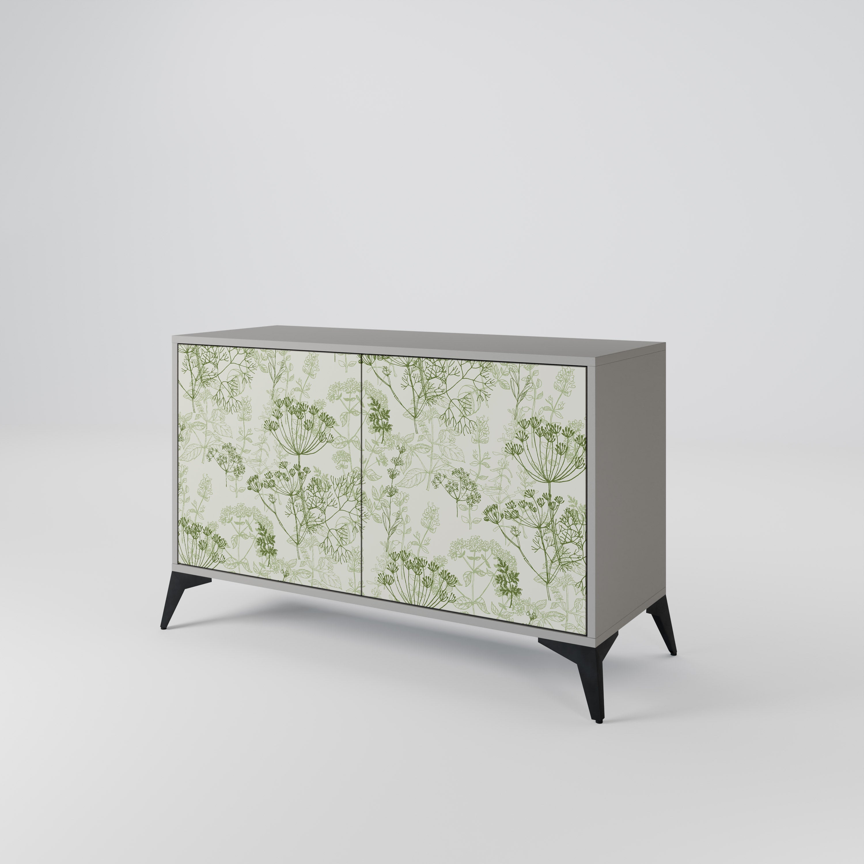 FENNEL BALDACHIN Sideboard mit 2 Türen in Grau
