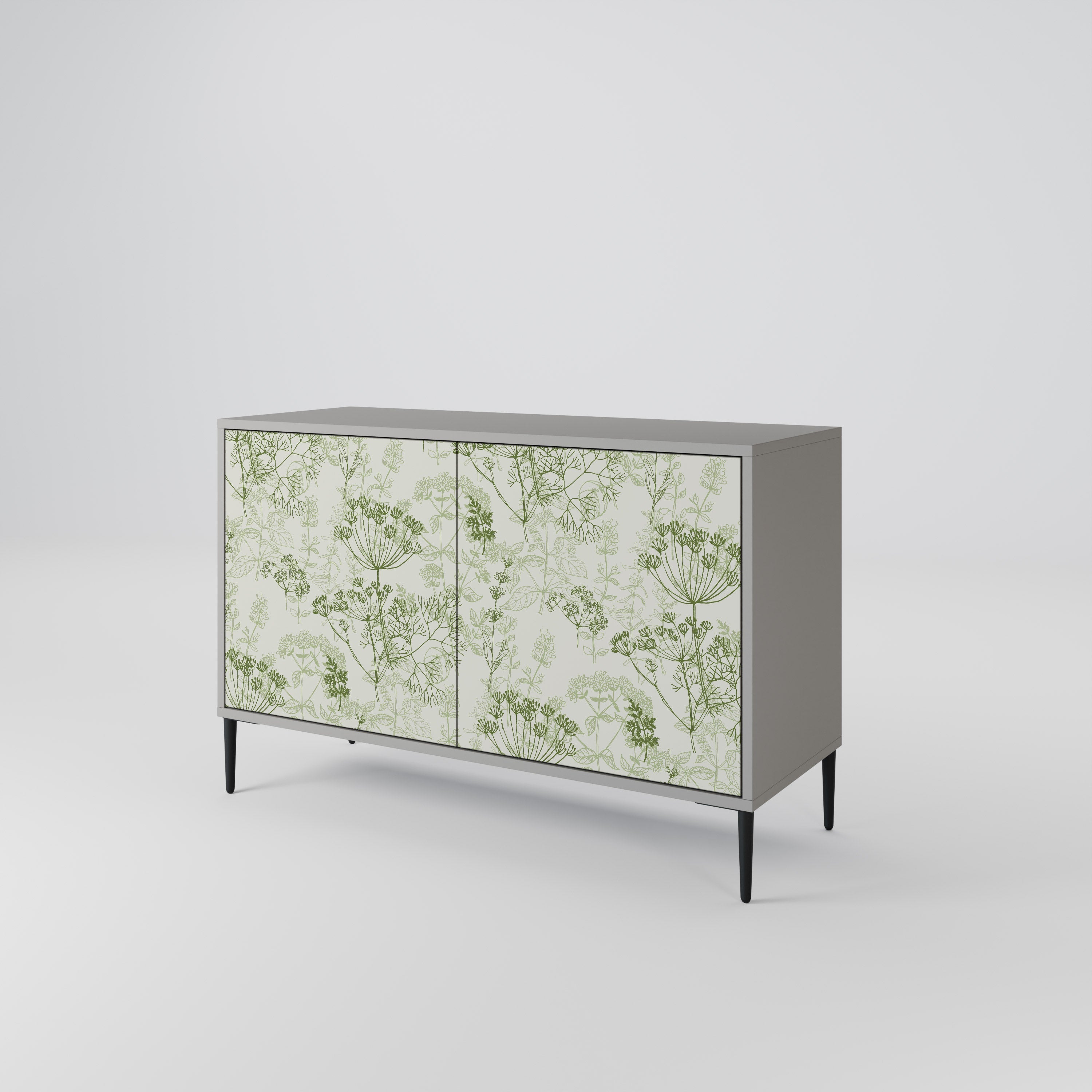 FENNEL BALDACHIN Sideboard mit 2 Türen in Grau