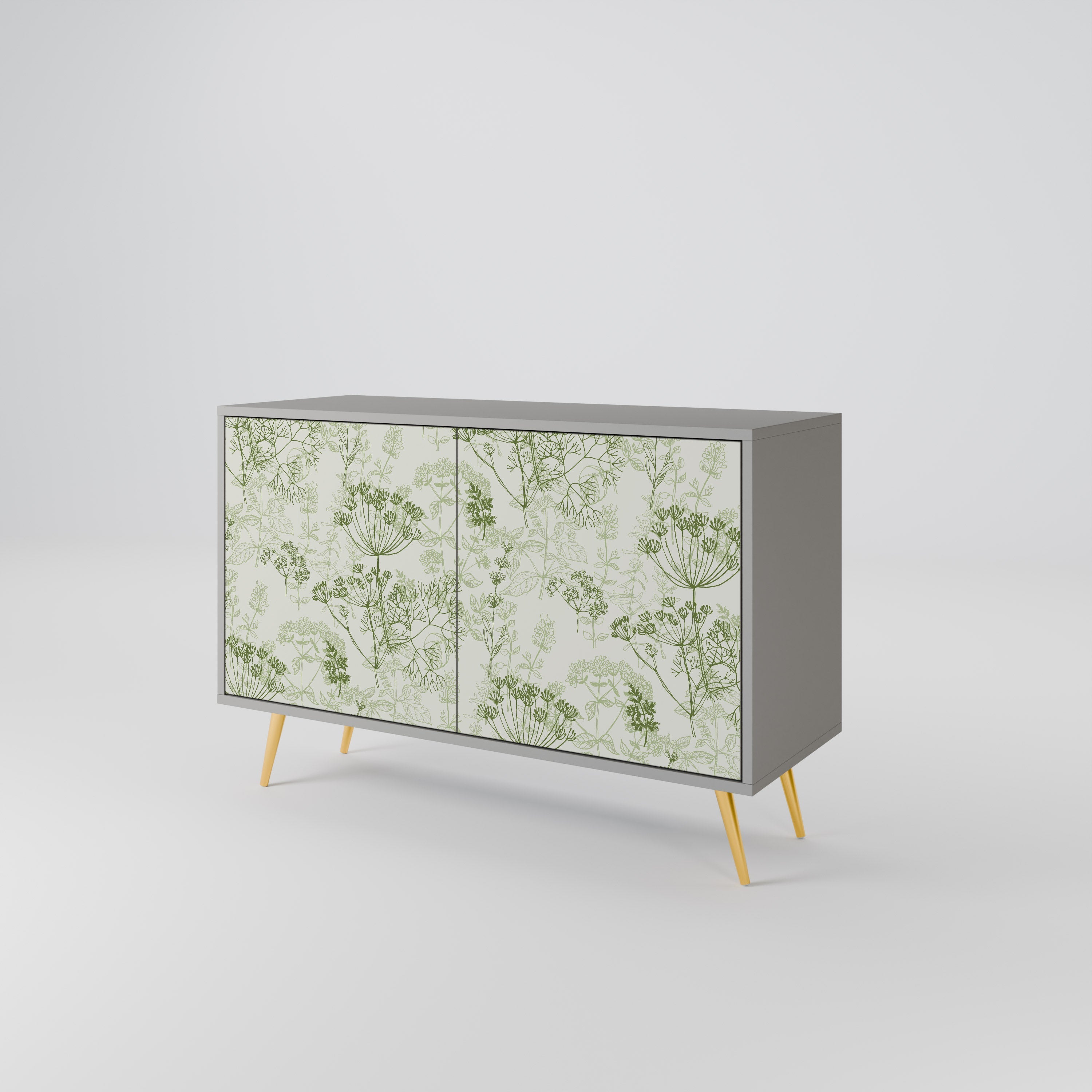 FENNEL BALDACHIN Sideboard mit 2 Türen in Grau