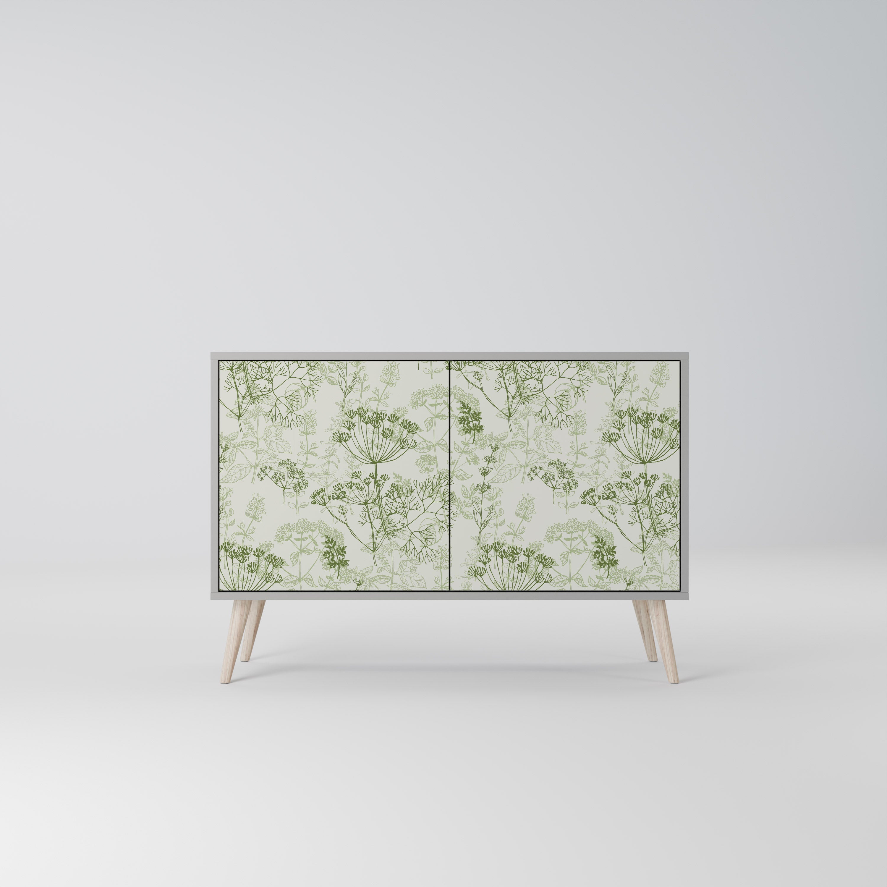 FENNEL BALDACHIN Sideboard mit 2 Türen in Grau