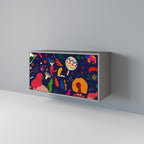 FESTIVE PLEASURES Sideboard mit 2 Türen in Grau