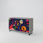 FESTIVE PLEASURES Sideboard mit 2 Türen in Grau