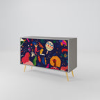 FESTIVE PLEASURES Sideboard mit 2 Türen in Grau
