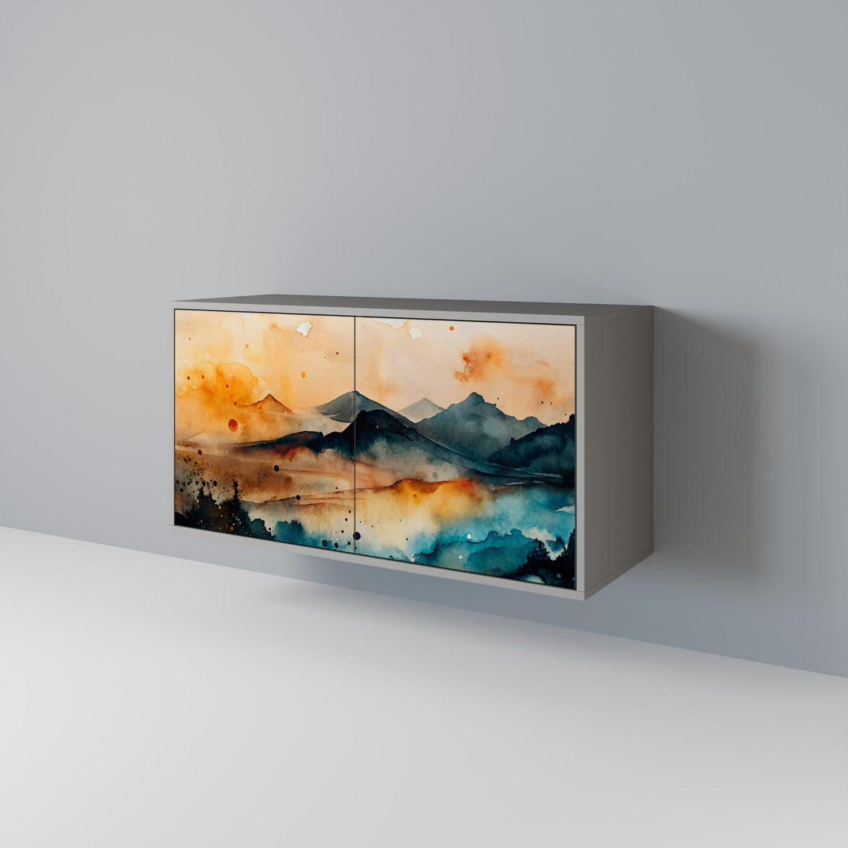 OMINOUS MOUNTAINS 2-türiges Sideboard