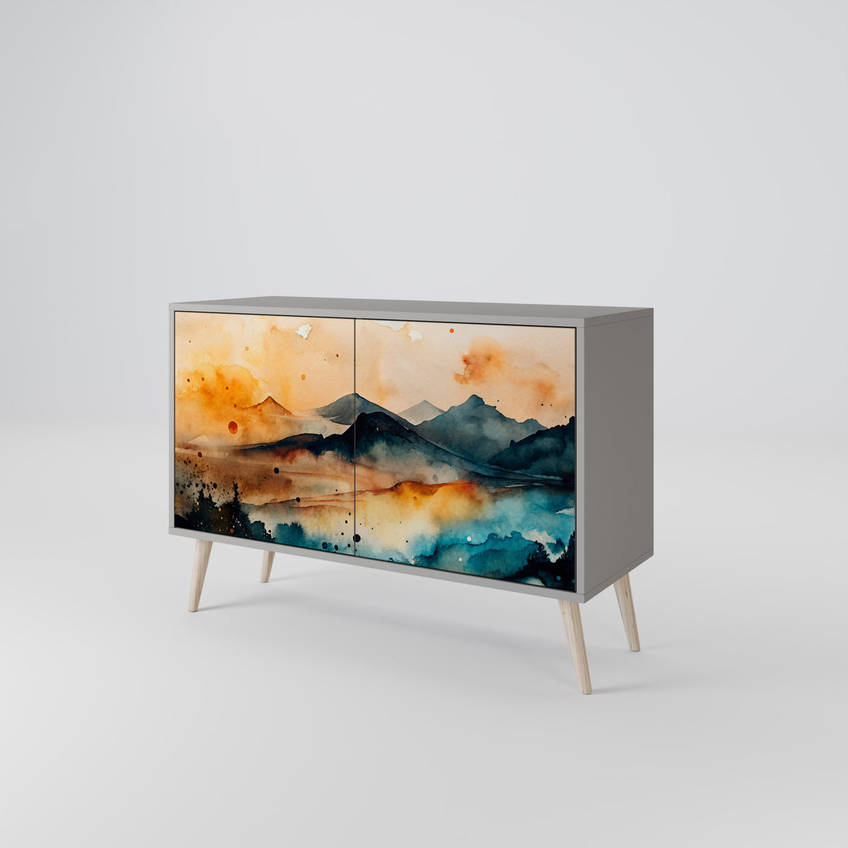 OMINOUS MOUNTAINS 2-türiges Sideboard