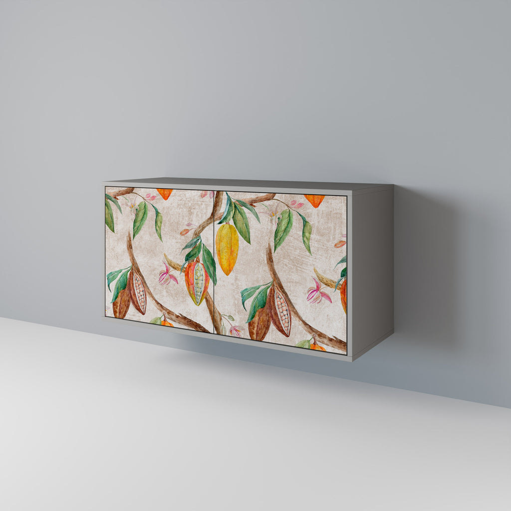 COCOA FRUITS Sideboard mit 2 Türen in Grau