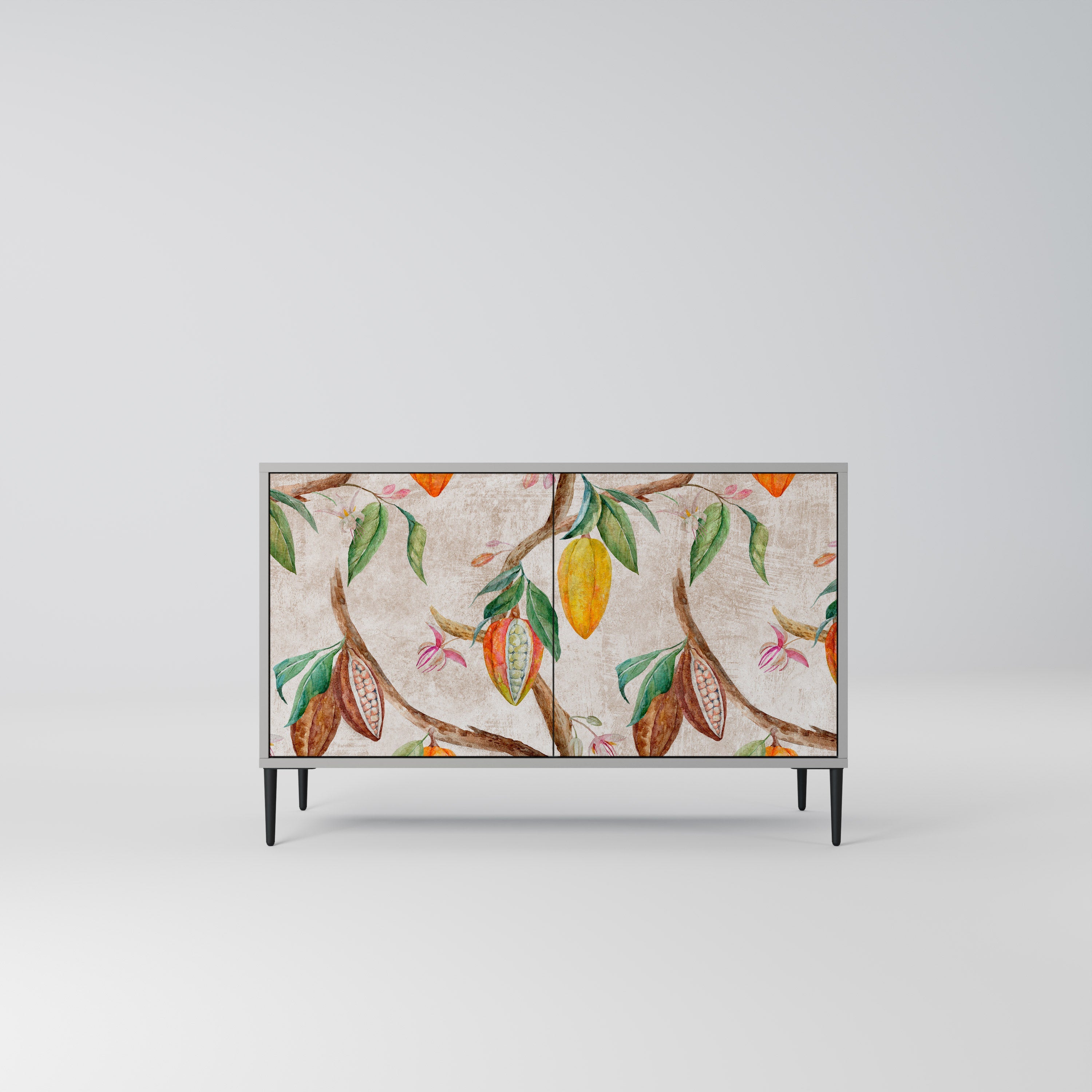COCOA FRUITS Sideboard mit 2 Türen in Grau