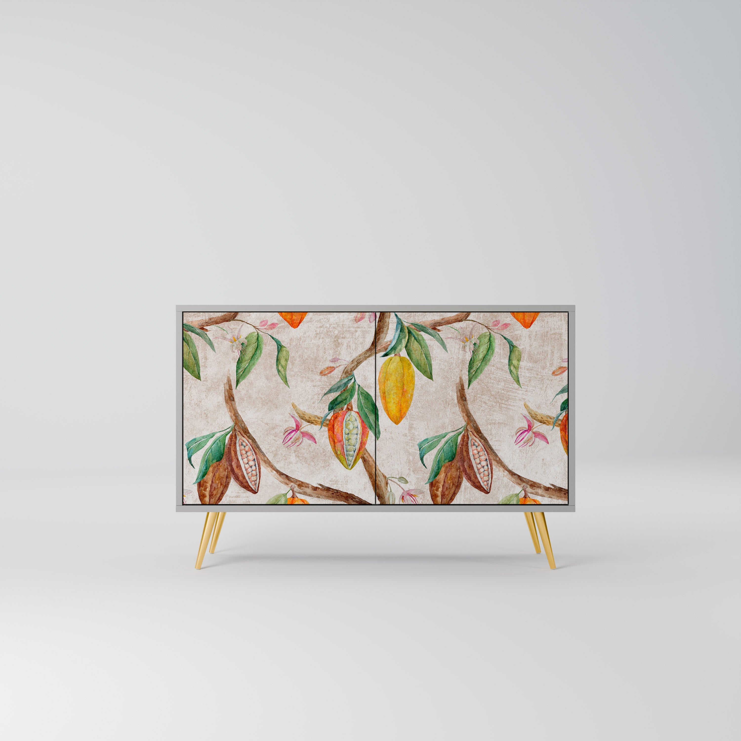 COCOA FRUITS Sideboard mit 2 Türen in Grau