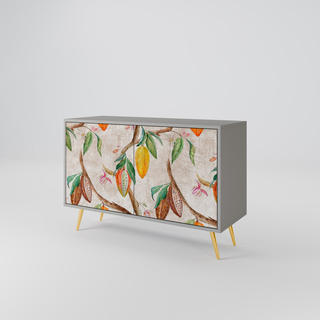 COCOA FRUITS Sideboard mit 2 Türen in Grau