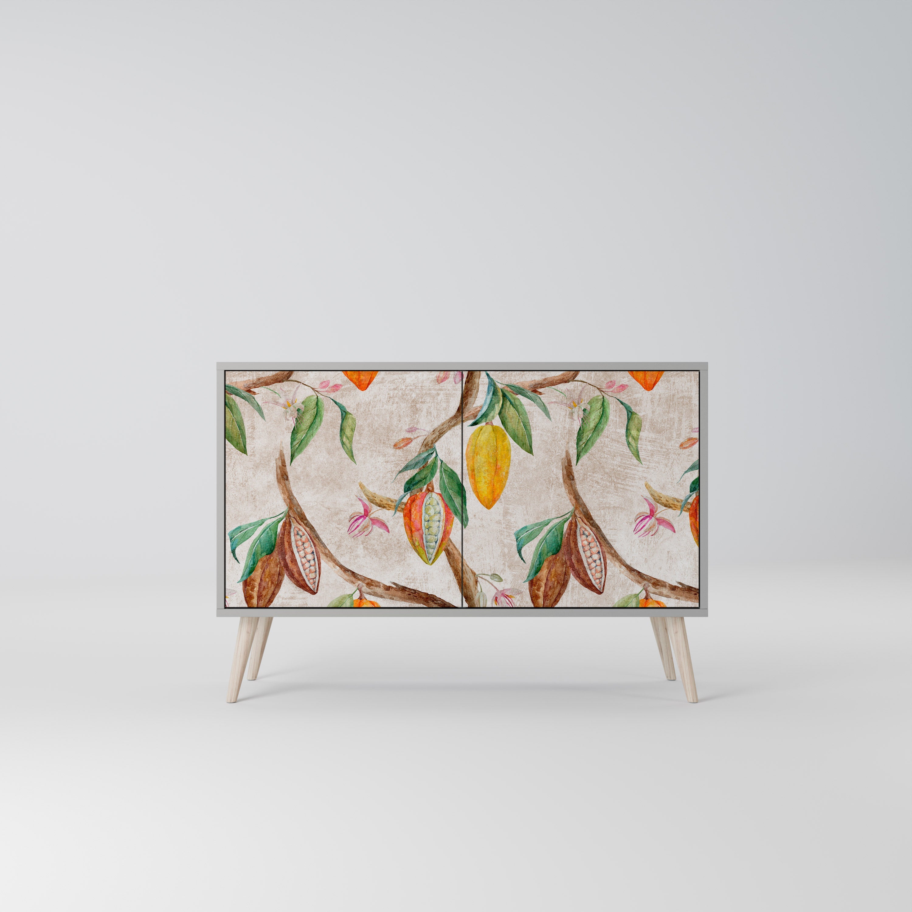 COCOA FRUITS Sideboard mit 2 Türen in Grau