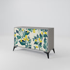 LEMON TREE Sideboard mit 2 Türen in Grau