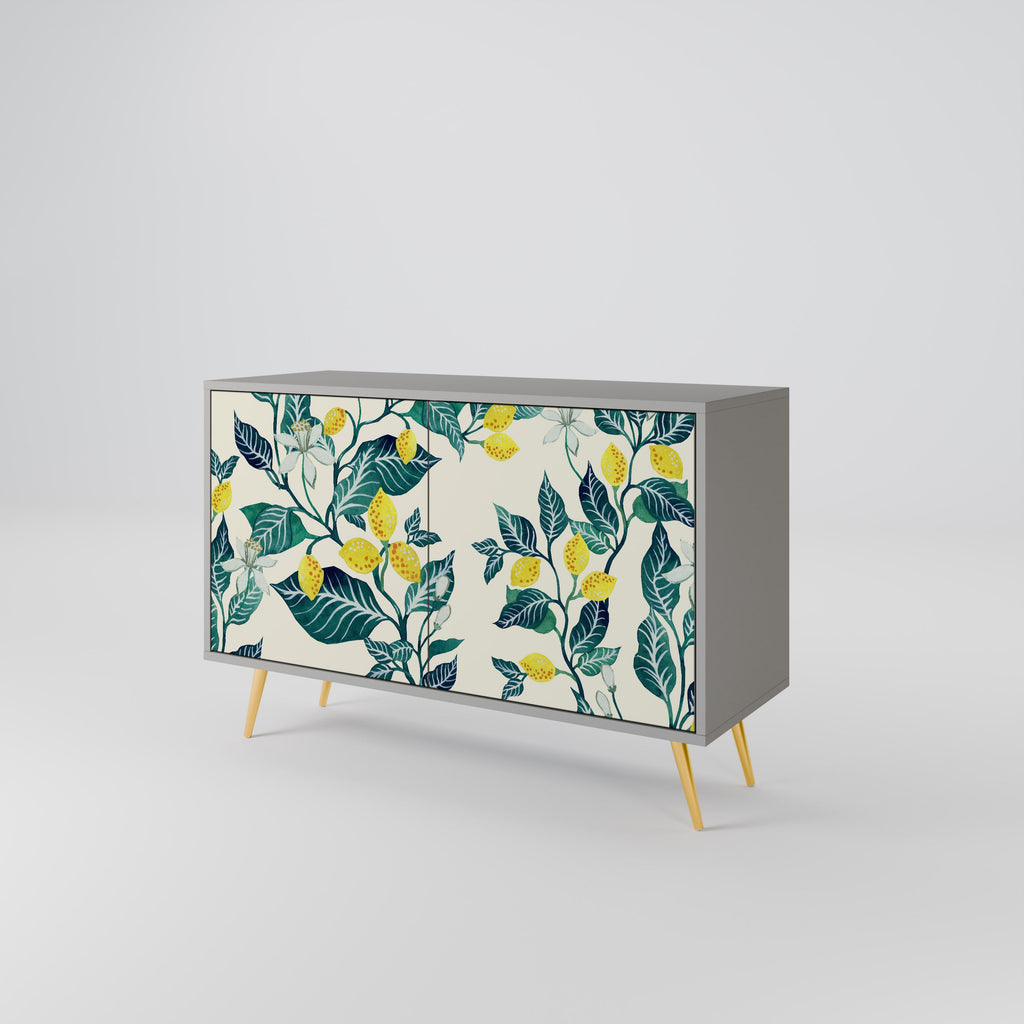 LEMON TREE Sideboard mit 2 Türen in Grau