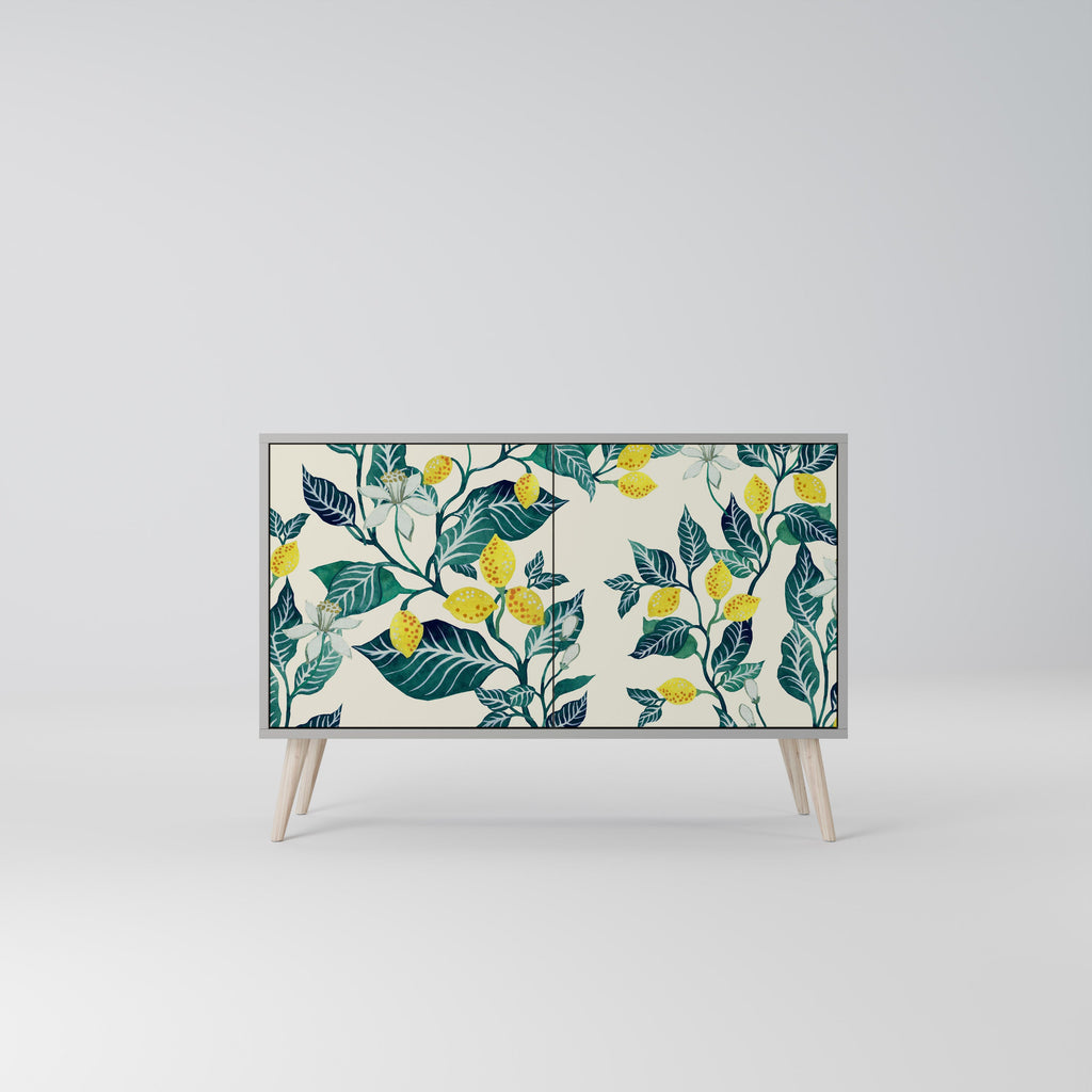 LEMON TREE Sideboard mit 2 Türen in Grau