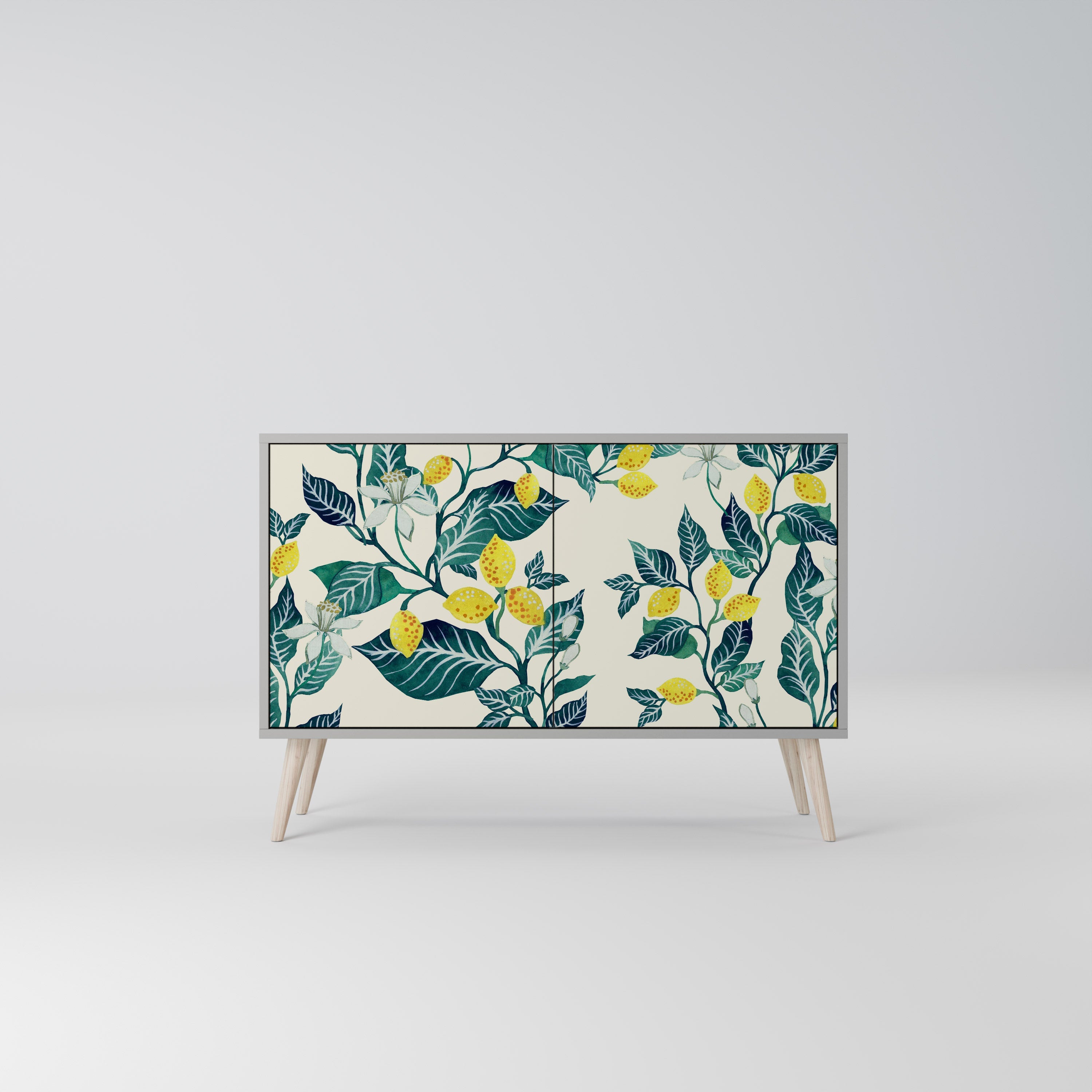 LEMON TREE Sideboard mit 2 Türen in Grau