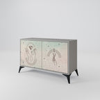 DELICATE BEAUTY Sideboard mit 2 Türen in Grau