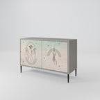 DELICATE BEAUTY Sideboard mit 2 Türen in Grau