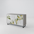 ELEGANT BOTANICS Sideboard mit 2 Türen in Grau