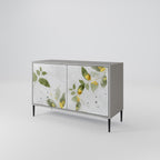 ELEGANT BOTANICS Sideboard mit 2 Türen in Grau