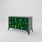 DESERT GREEN Sideboard mit 2 Türen in Grau