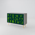 DESERT GREEN Sideboard mit 2 Türen in Grau