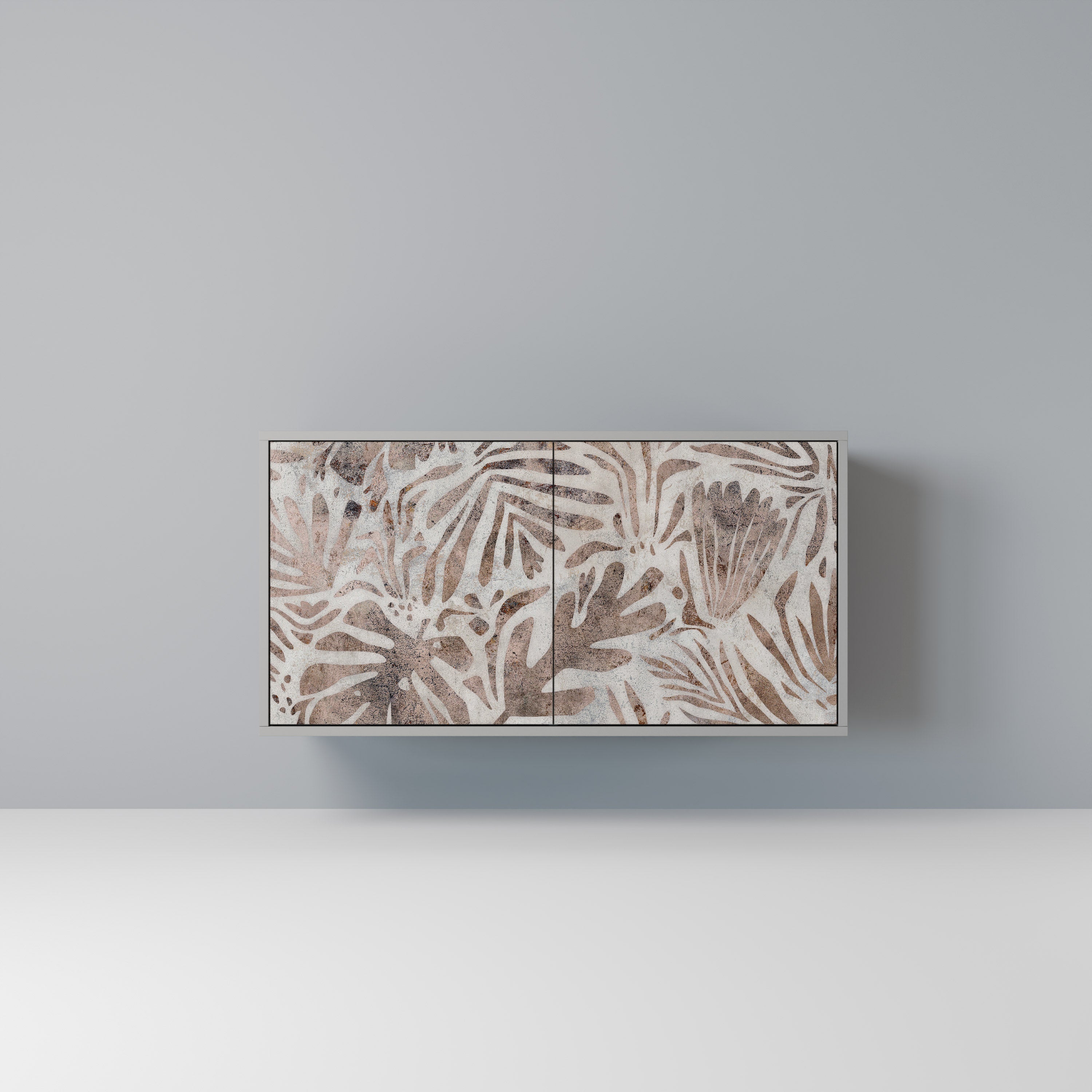 PASSING TIME Sideboard mit 2 Türen in Grau