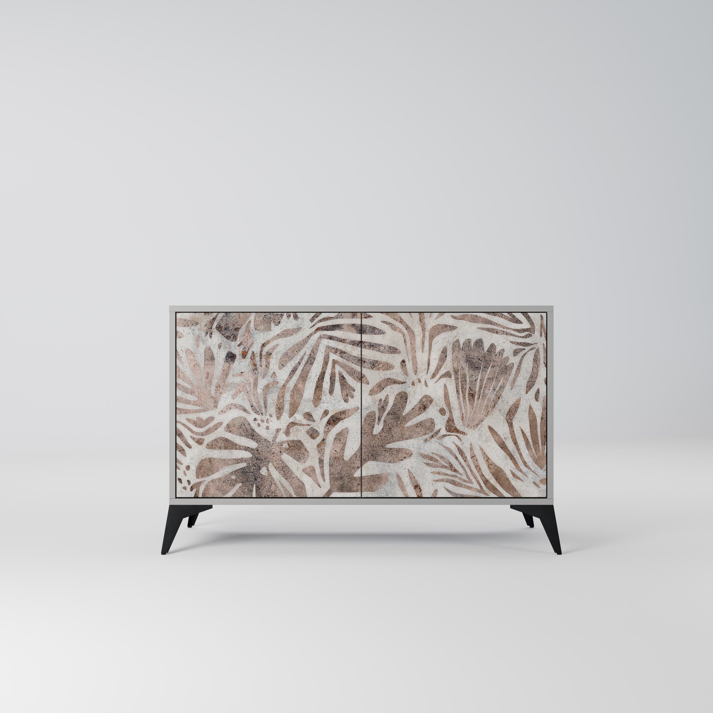 PASSING TIME Sideboard mit 2 Türen in Grau