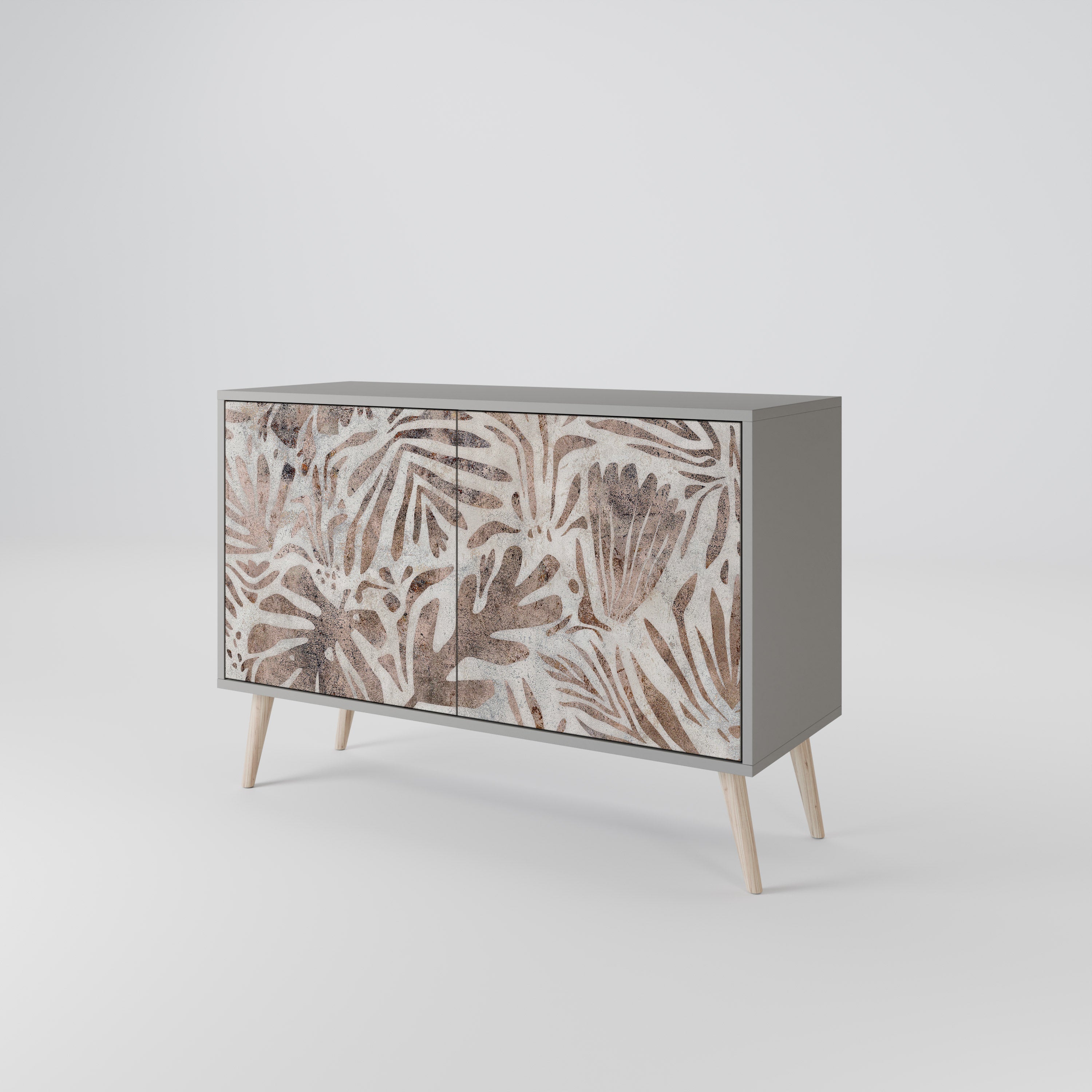 PASSING TIME Sideboard mit 2 Türen in Grau