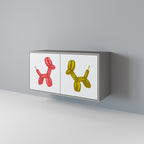 CHILDHOOD MEMORY Sideboard mit 2 Türen in Grau