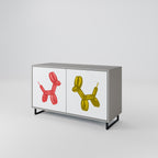 CHILDHOOD MEMORY Sideboard mit 2 Türen in Grau