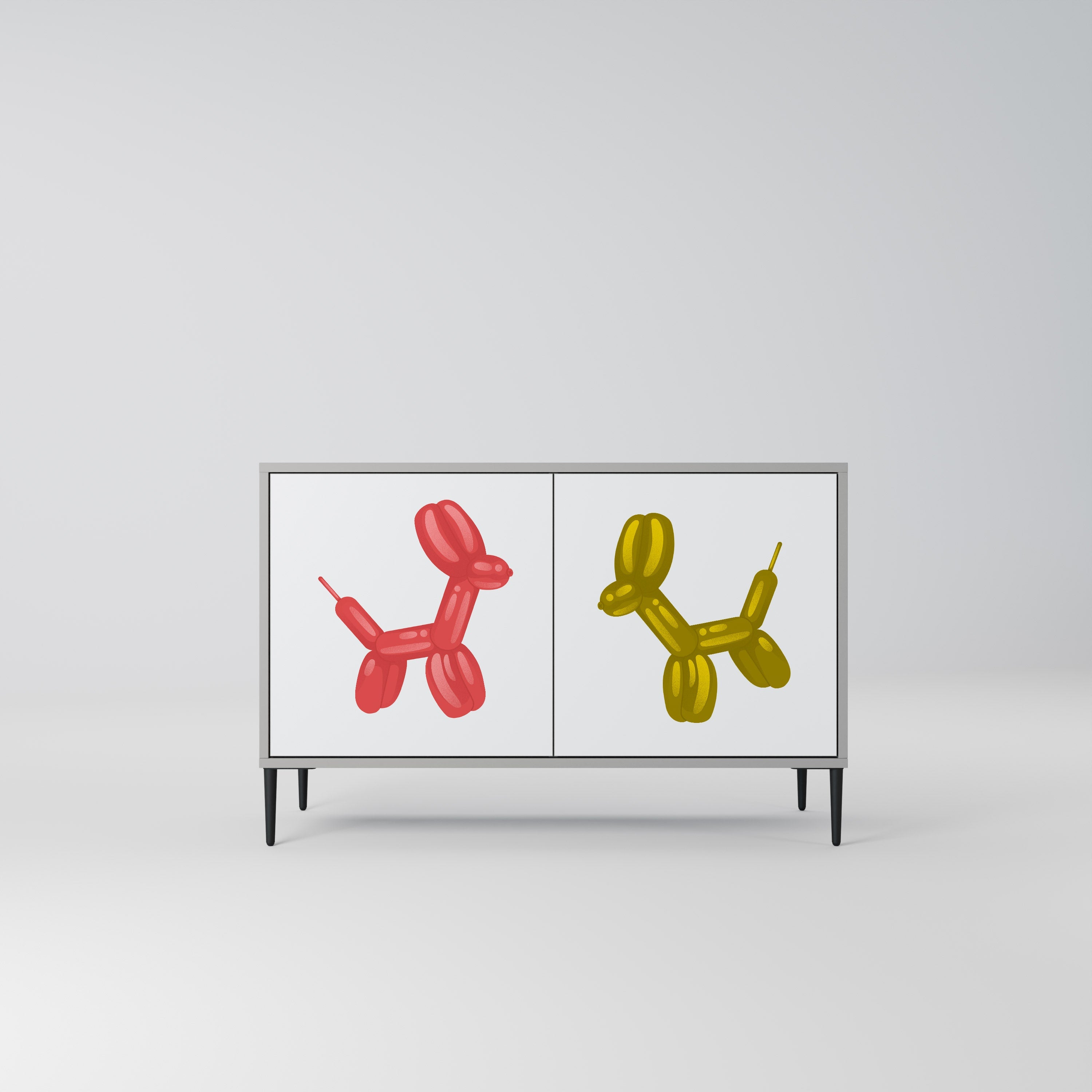 CHILDHOOD MEMORY Sideboard mit 2 Türen in Grau