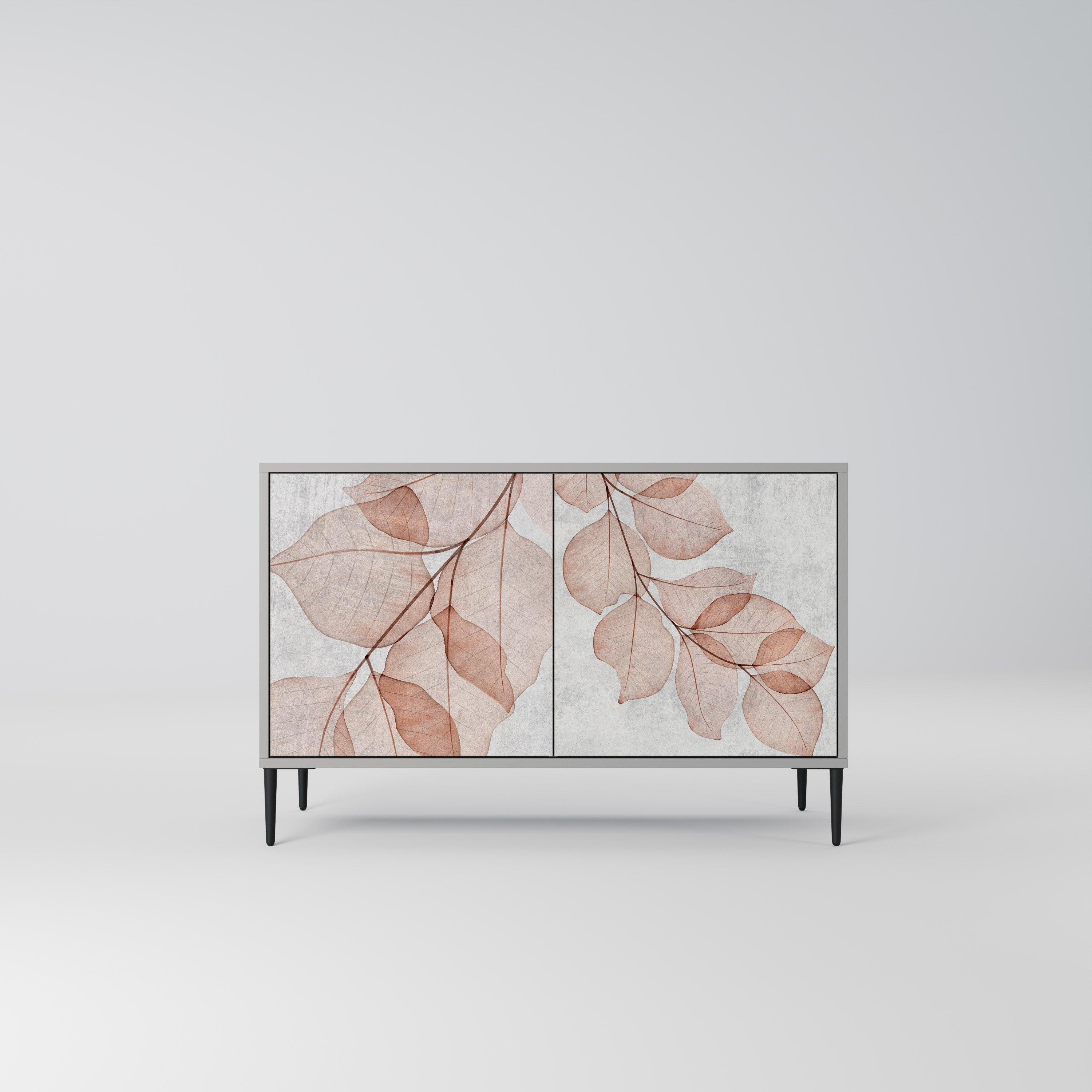 AUTUMN FRAGILITY Sideboard mit 2 Türen in Grau