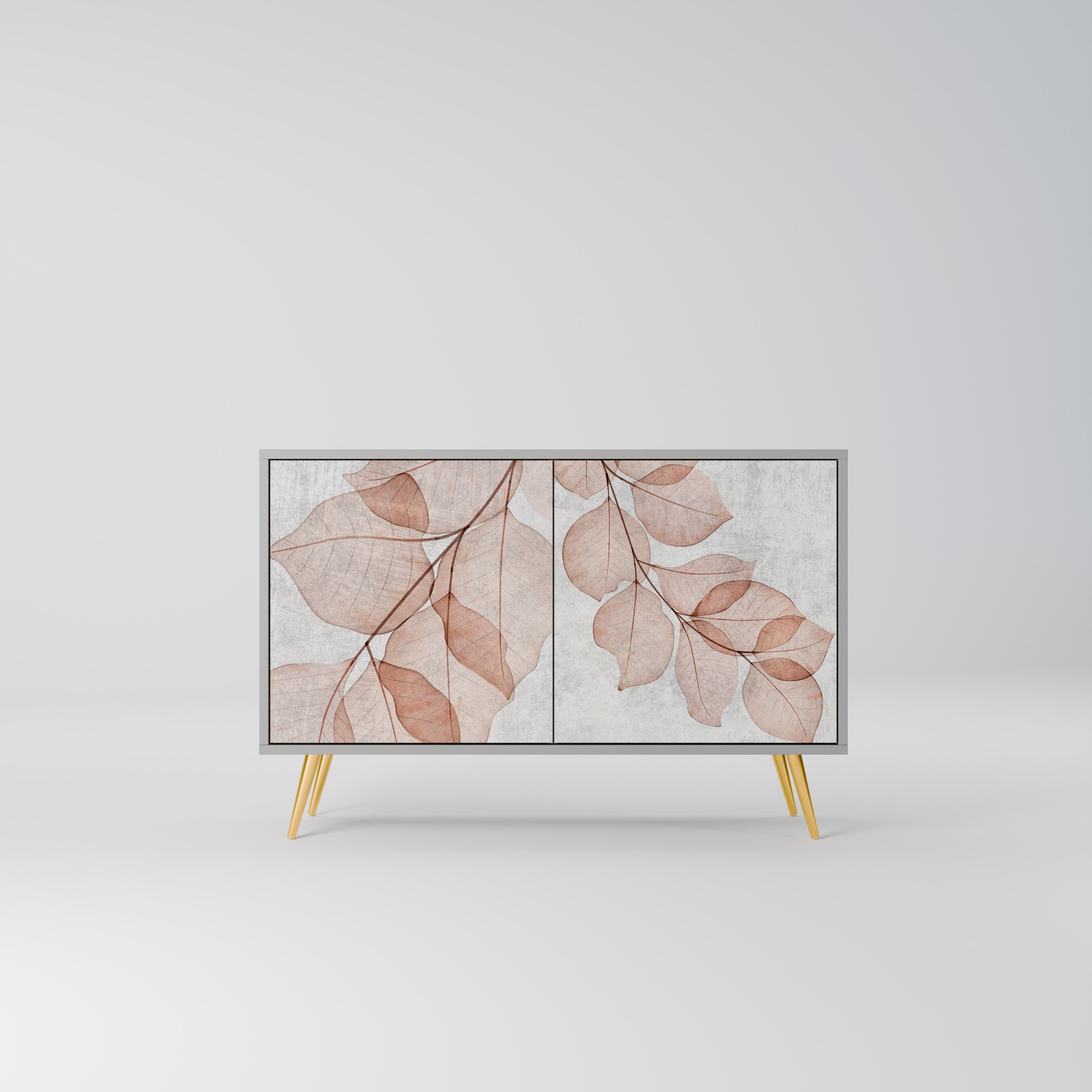 AUTUMN FRAGILITY Sideboard mit 2 Türen in Grau