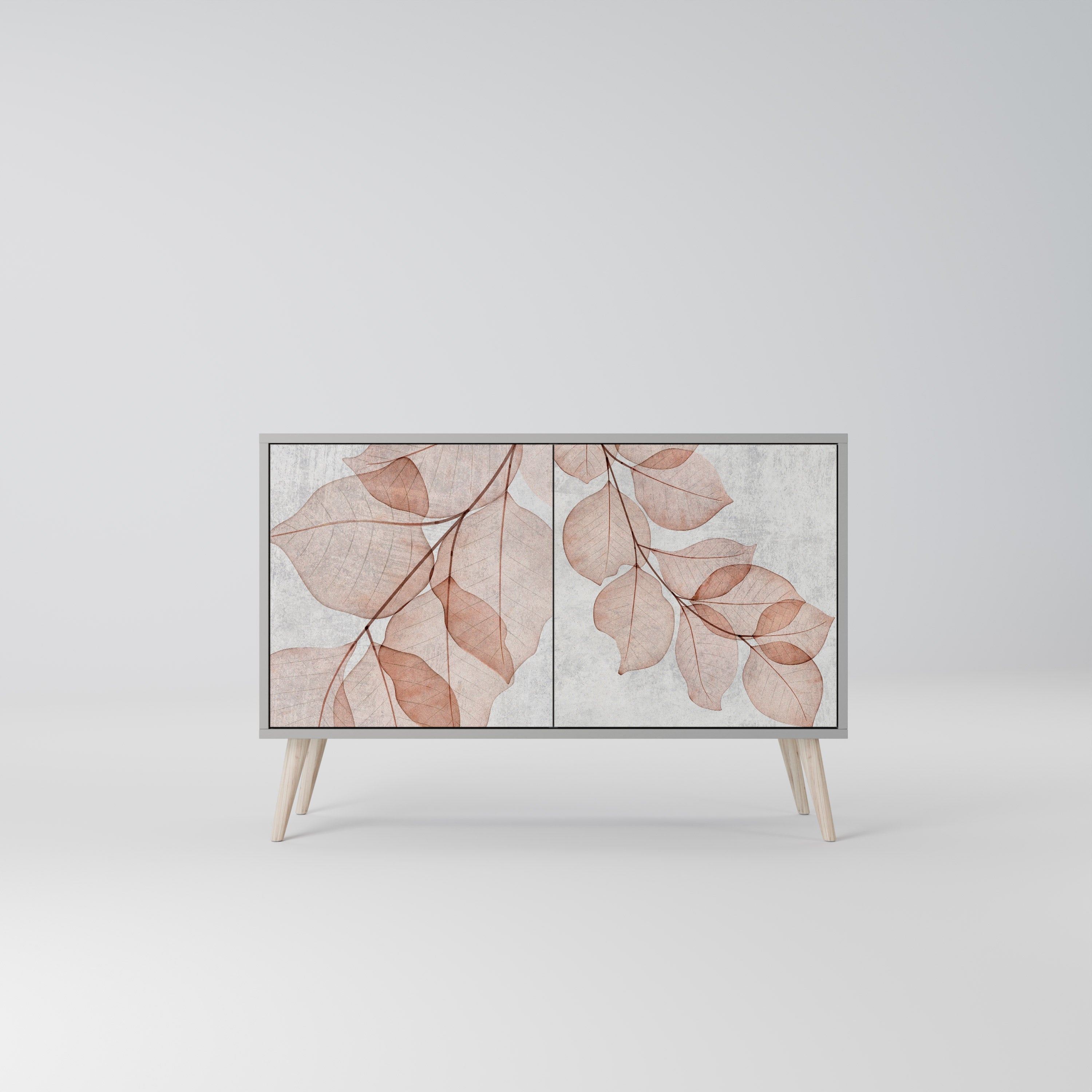 AUTUMN FRAGILITY Sideboard mit 2 Türen in Grau