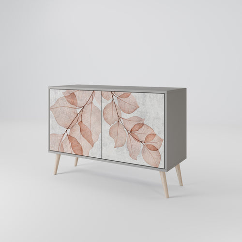 AUTUMN FRAGILITY Sideboard mit 2 Türen in Grau