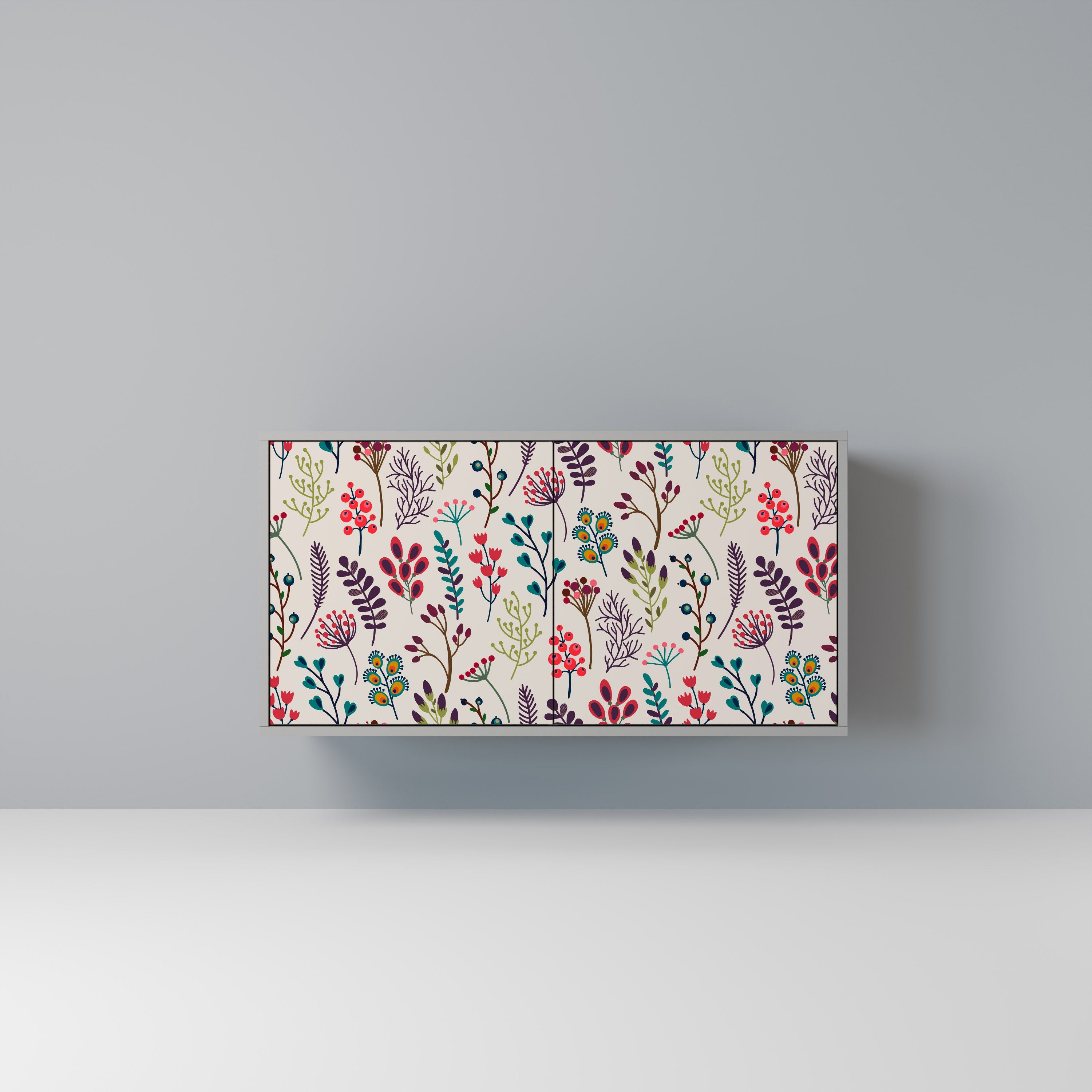 AUTUMN SUNDRIES Sideboard mit 2 Türen in Grau