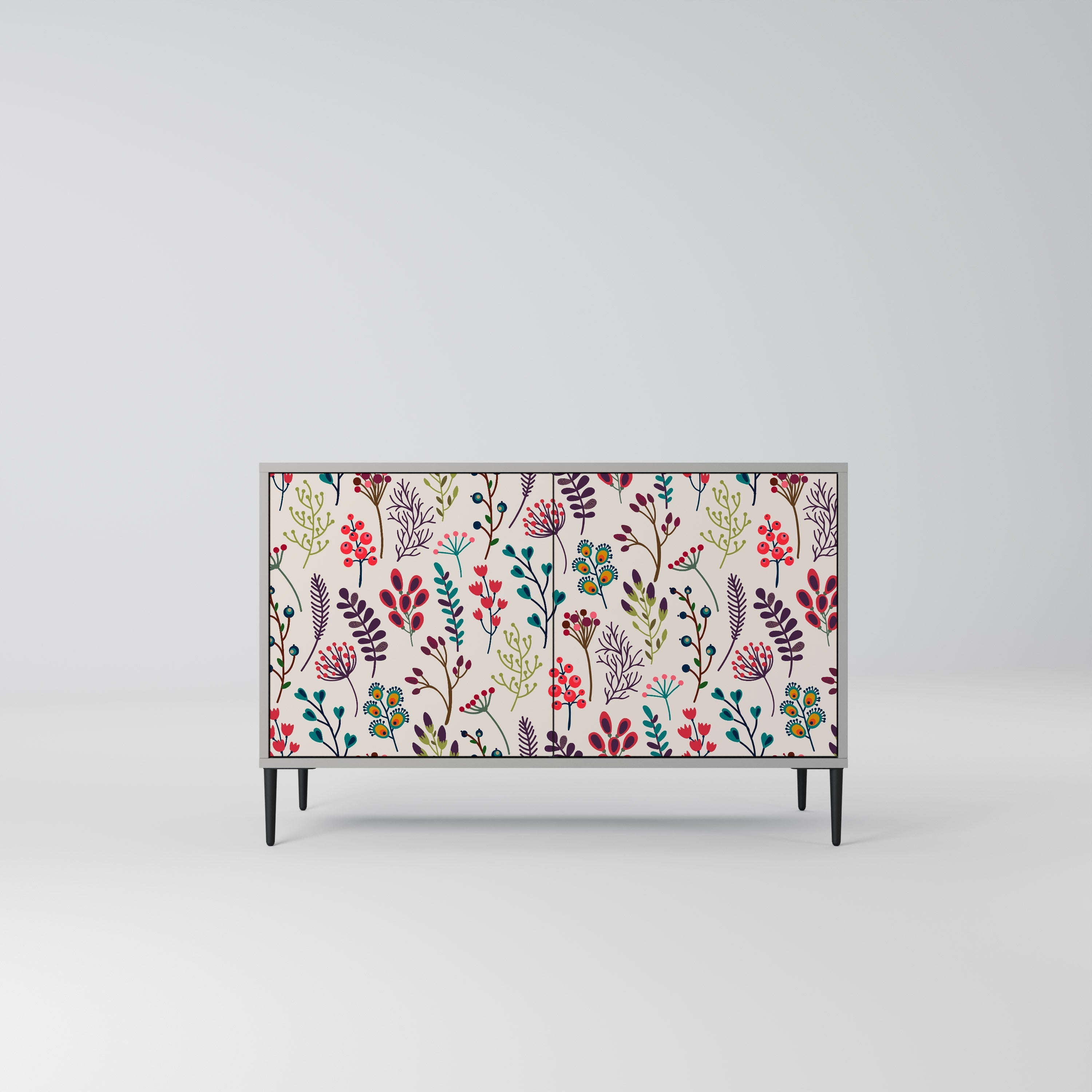 AUTUMN SUNDRIES Sideboard mit 2 Türen in Grau