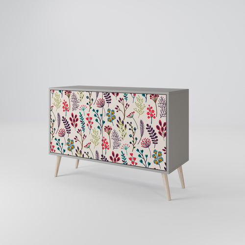 AUTUMN SUNDRIES Sideboard mit 2 Türen in Grau
